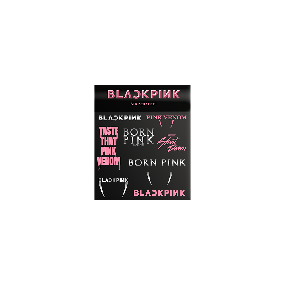 BORN PINK STICKER PACK Blackpink Official Store